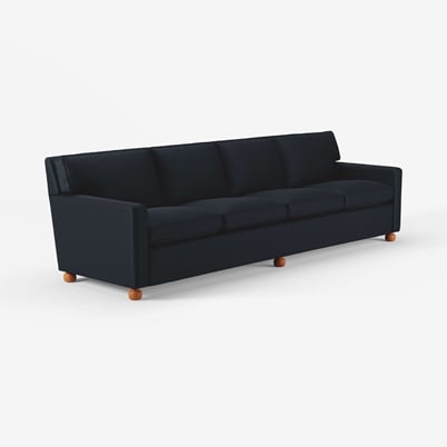 Sofa 3031 - Length 285 cm, Vägen, Black | Svenskt Tenn