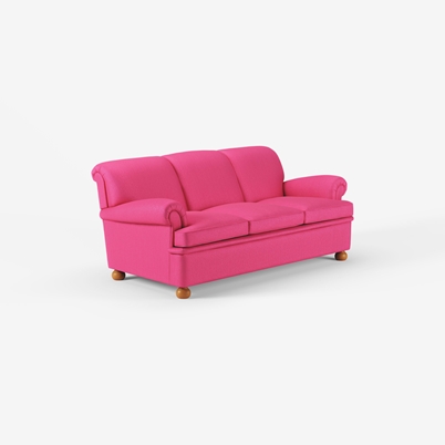 Sofa 703 - Length 190 cm, Vägen, Dark pink | Svenskt Tenn