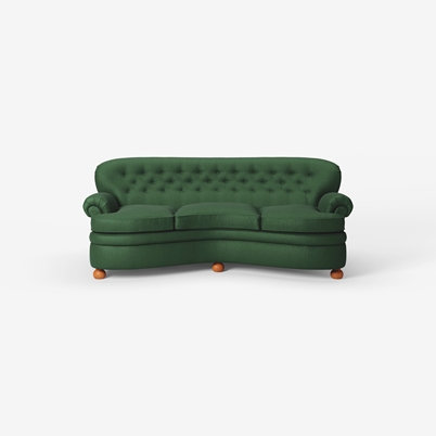 Sofa 968 - Vägen, Dark green | Svenskt Tenn