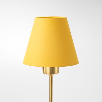 Lampshade 2468 - Diameter below 15 cm Height 13 cm, Cotton Satin, Yellow, Svenskt Tenn | Svenskt Tenn