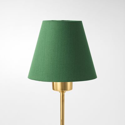 Lampshade 2468 - Diameter below 15 cm Height 13 cm, Cotton Satin, Green, Svenskt Tenn | Svenskt Tenn