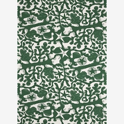 Textile Aristidia - Svenskt Tenn Online - Linen 315, Green, Josef Frank