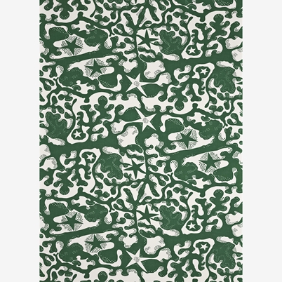 Textil Aristidia - Lin 315, Grön | Svenskt Tenn