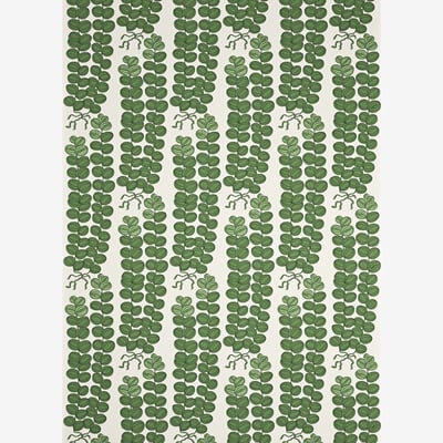 Textile Celotocaulis - Svenskt Tenn Online - Linen 315, Green, Josef Frank