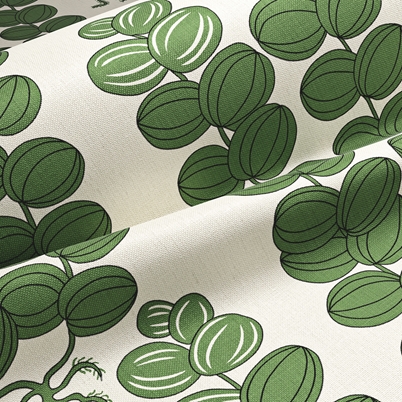 Textile Celotocaulis - Linen 315, Green | Svenskt Tenn