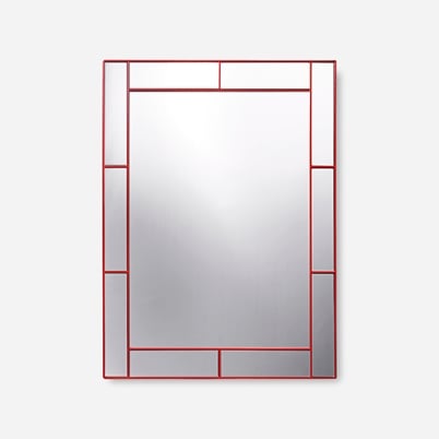 Mirror with Mirrorframe - Red | Svenskt Tenn