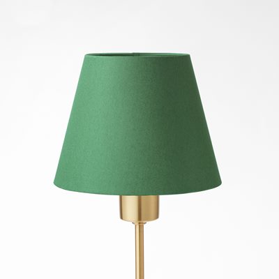 Lampshade 2444 - Diameter below 19 cm Height 15 cm, Cotton Satin, Green, Svenskt Tenn | Svenskt Tenn