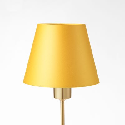 Lampshade 2444 - Diameter below 19 cm Height 15 cm, Cotton Satin, Yellow, Svenskt Tenn | Svenskt Tenn