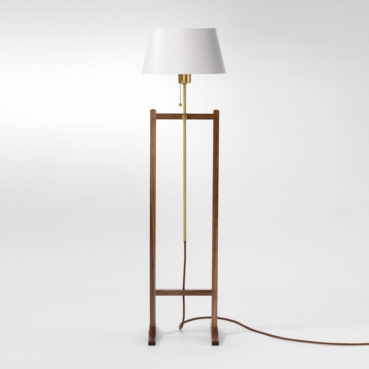 Floor Lamp 2548 - Walnut, Josef Frank | Svenskt Tenn