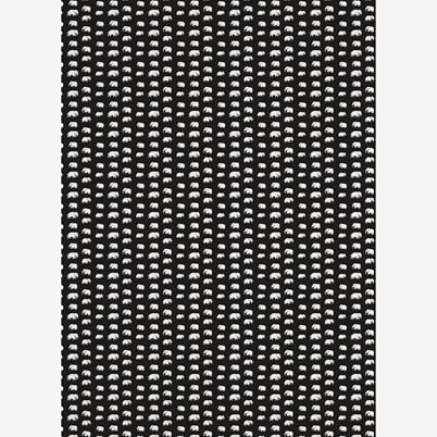 Textile Elefant - Linen 315, Black | Svenskt Tenn