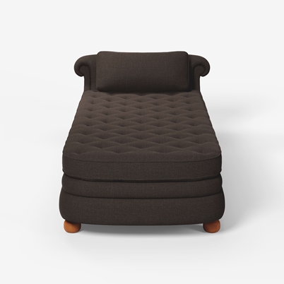 Couch 775 - Heavy Linen , Dark brown | Svenskt Tenn