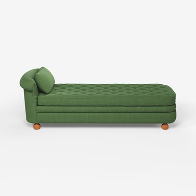 Couch 775 - Svenskt Tenn Online - Heavy Linen , Green, Josef Frank