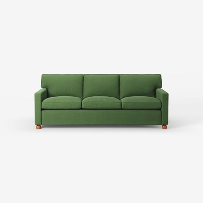 Sofa 3031 - Length 220 cm, Heavy Linen , Green | Svenskt Tenn