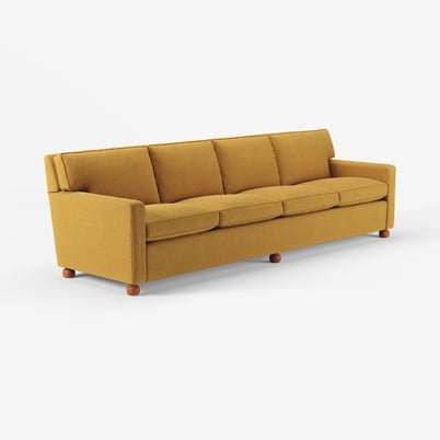 Sofa 3031 - Length 285 cm, Heavy Linen , Amber | Svenskt Tenn