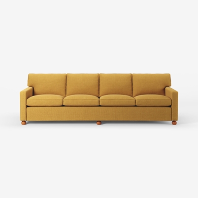 Sofa 3031 - Length 285 cm, Heavy Linen , Amber | Svenskt Tenn