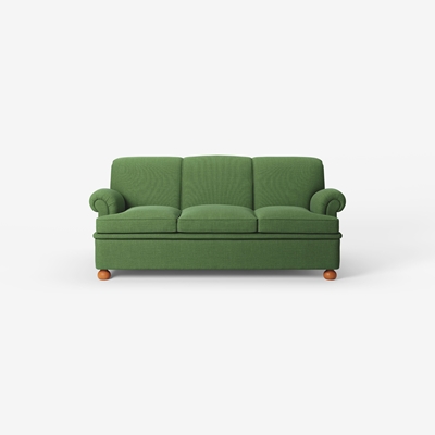 Sofa 703 - Svenskt Tenn Online - Length 190 cm, Heavy Linen , Green, Josef Frank