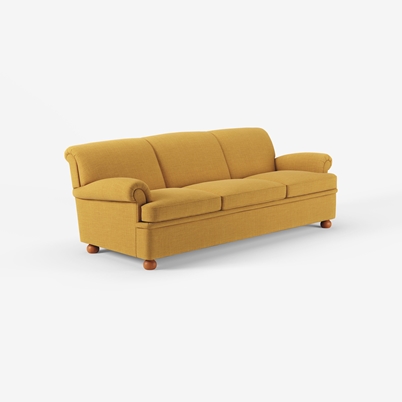 Sofa 703 - Length 230 cm, Heavy Linen , Amber | Svenskt Tenn