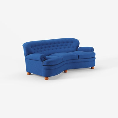 Sofa 968 - Heavy Linen , Blue | Svenskt Tenn