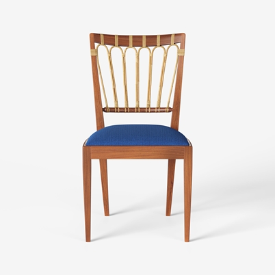 Chair 1165 - Heavy Linen , Blue | Svenskt Tenn