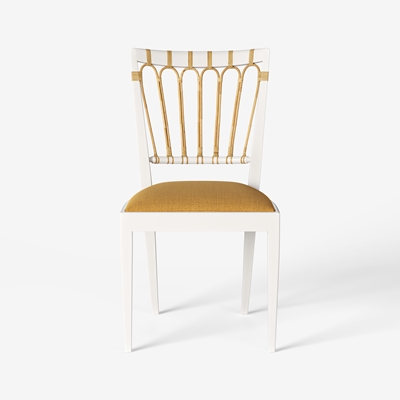 Chair 1165 - Svenskt Tenn Online - Heavy Linen , Amber, Josef Frank
