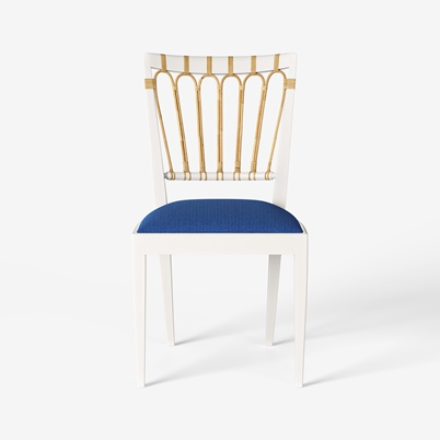 Chair 1165 - Heavy Linen , Blue | Svenskt Tenn