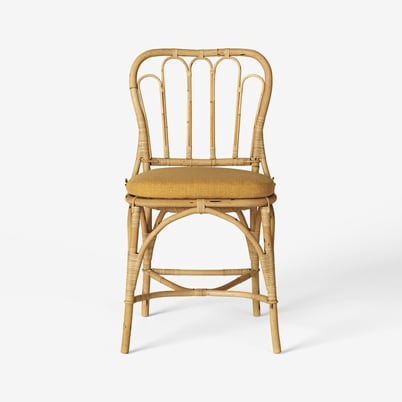 Chair Pad 1184 - Heavy Linen , Amber | Svenskt Tenn