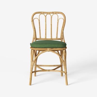 Chair Pad 1184 - Svenskt Tenn Online - Heavy Linen , Green, Svenskt Tenn