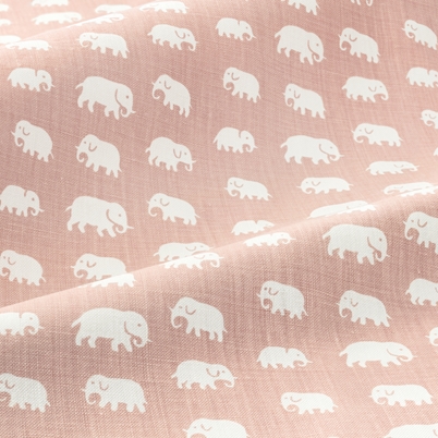 Fabric Sample Elefant - Linen 315, Light Pink | Svenskt Tenn