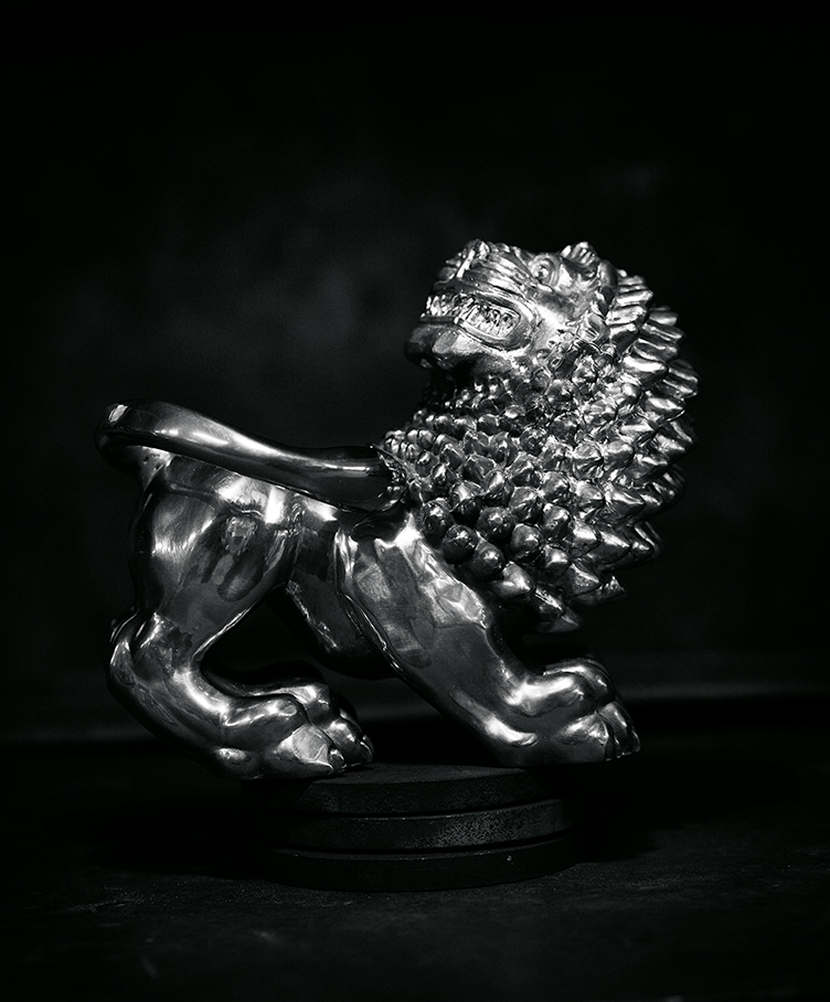 Pewter Lion. Designed by Anna Petrus in 1926.